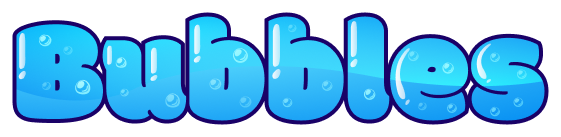 Logo Bubbles, juego de casino online con burbujas